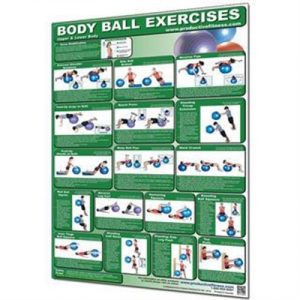 Fitness Mania - Body Ball Exercises Poster Upper / Lower Body