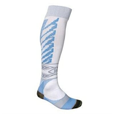Fitness Mania – Boost Compression Socks – White/Blue