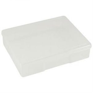 Fitness Mania - Clear Flat Container Empty