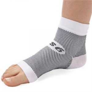 Fitness Mania - FS6 Compression Foot Sleeve (Pair) - Black