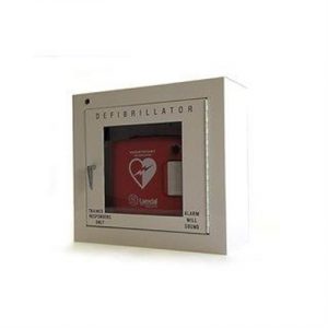Fitness Mania - Heartstart Defibrillator Basic Wall Cabinet With Alarm
