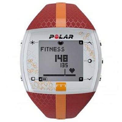 Fitness Mania – Polar Heart Rate Monitor – FT7 Female Red/Orange