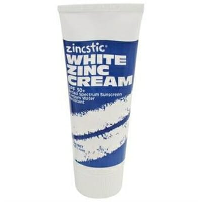 white zinc cream