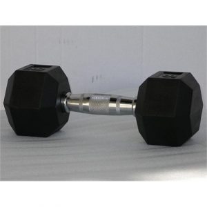 Fitness Mania - Brawn Strength Rubber Hex Dumbbells - 55kg