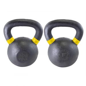 Fitness Mania - Force USA Kettlebell 32kg - Black/Yellow