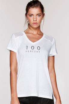 Fitness Mania – 100% T-Shirt White L