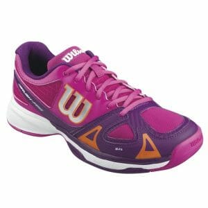 Fitness Mania - Wilson Rush Pro Kids Girls Tennis Shoes - Fiesta Pink/Plumberry