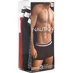 Fitness Mania - 3 Pack Stretch Cotton Nautica Branded Band Boxer Briefs