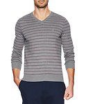 Fitness Mania - Striped V-neck Sweater