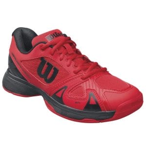 Fitness Mania - Wilson Rush Pro 2.5 Kids Boys Tennis Shoes - Red/Black
