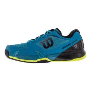 Fitness Mania - Wilson Rush Pro 2.5 Mens Tennis Shoes - Enamel Blue/Black/Safety Yellow