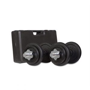 Fitness Mania - Lifespan Fitness 20kg Dumbbell Set with Case