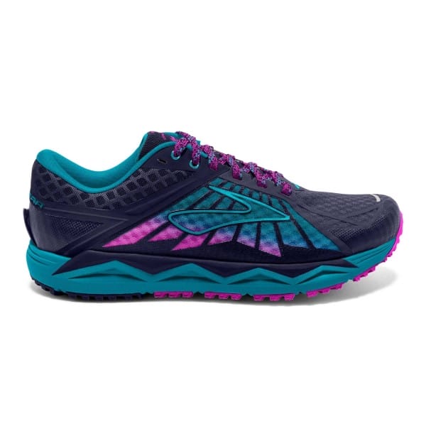 Brooks Caldera - Womens Trail Running Shoes - Evening Blue/Teal ...