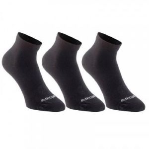Fitness Mania - Adult Mid Sports Socks RS160 - 3 Pack - Black