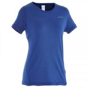 Fitness Mania - Techfresh 50 Women's Short-Sleeved Hiking T-Shirt - Blue