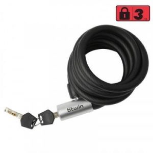 Fitness Mania - Accessories Cable Lock - (150 cm) - Black