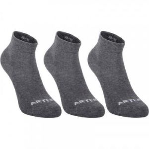 Fitness Mania - Adult Mid Sports Socks RS160 - 3 Pack - Dark Grey