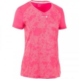 Fitness Mania - Women's Tennis Badminton Squash T-shirt Soft 500 - Pink Graphics