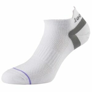 Fitness Mania - 1000 Mile Ultimate Tactel Trainer Womens Sports Socks - White