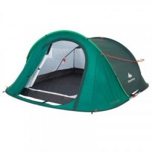 Fitness Mania - 2 SECONDS Camping Tent - 3-Man - Green