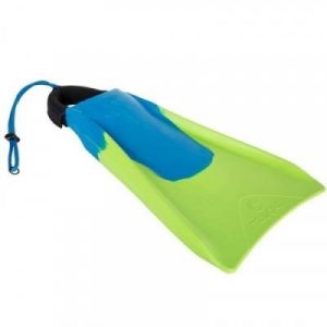 Fitness Mania - 500 Bodyboard Fins with Leash - Green Blue