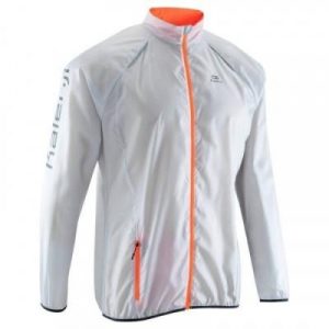 Fitness Mania - Men's Trail Running Windproof Jacket - Grey/Orange
