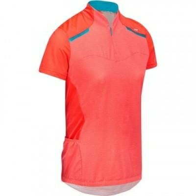 Fitness Mania – 500 Women’s Cycling Short-Sleeved Jersey – Pink