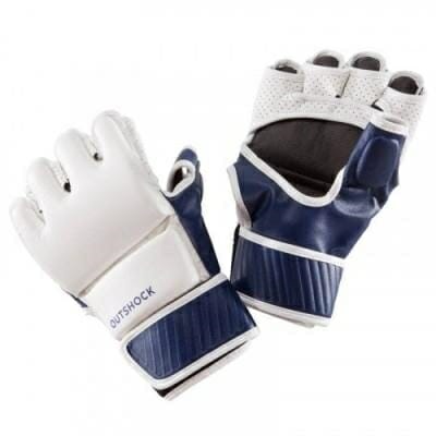 Fitness Mania – 100 Combat gloves – White/Blue