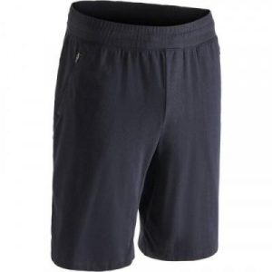 Fitness Mania - 520 Knee-Length Slim-Fit Gym Stretching Shorts - Black