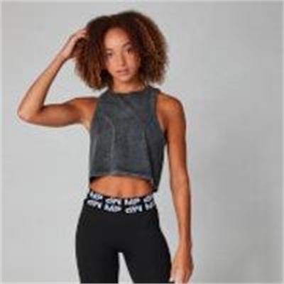 Fitness Mania – Acid Wash Reach Vest – Black – L