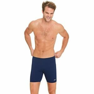 Fitness Mania - Zoggs Ecolast+ Cottesloe Mid Mens Swimming Jammer - Navy