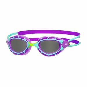Fitness Mania - Zoggs Predator Junior - Kids Swimming Goggles - Purple/Blue/Smoke