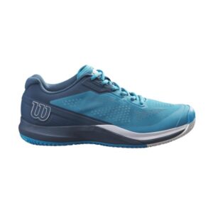 Fitness Mania - Wilson Rush Pro 3.5 AC Mens Tennis Shoes - Barrier Reef/Majolica Blue/White