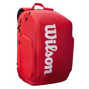 Fitness Mania - Wilson Super Tour Tennis Backpack Bag 2021 - Red/White