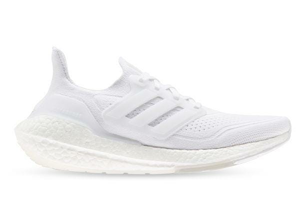 adidas ultraboost 21 womens cloud white grey three