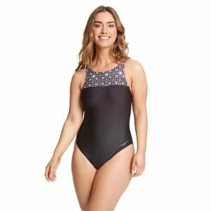 Fitness Mania - Zoggs High Front X Back Womens One Piece Swimsuit