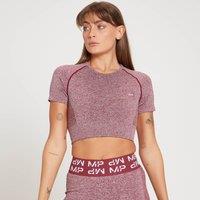 Fitness Mania – MP Women’s Curve Crop Short Sleeve T-Shirt – Black Cherry